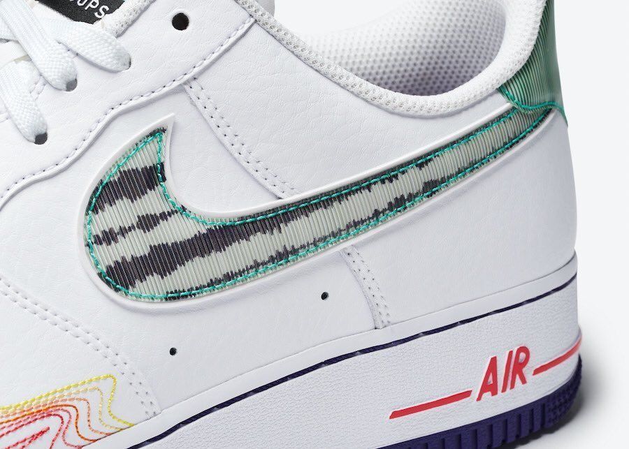 Nike Air Force 1 Music DeAaron белые кожа мужские