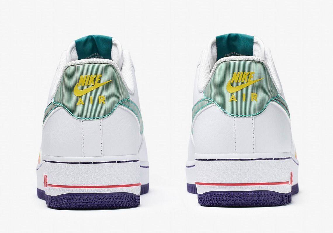 Nike Air Force 1 Music DeAaron белые кожа мужские