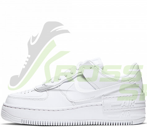  Nike Air Force 1 Shadow All White